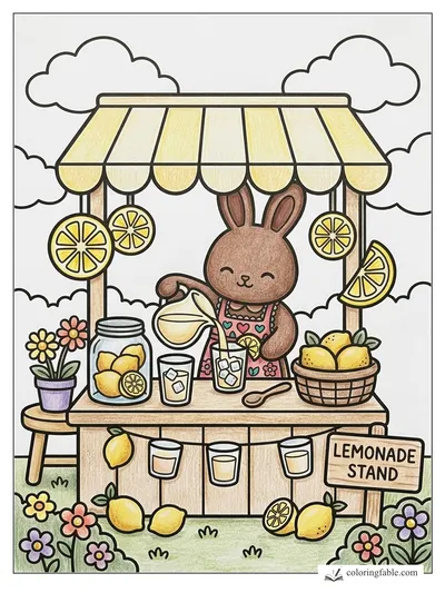 Colored example of this coloring page