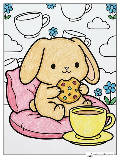 Colored example of this coloring page