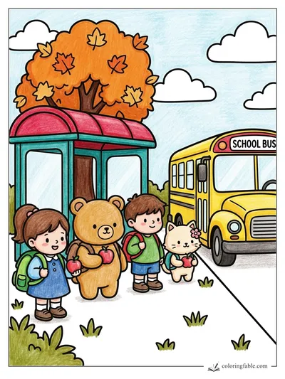 Colored example of this coloring page