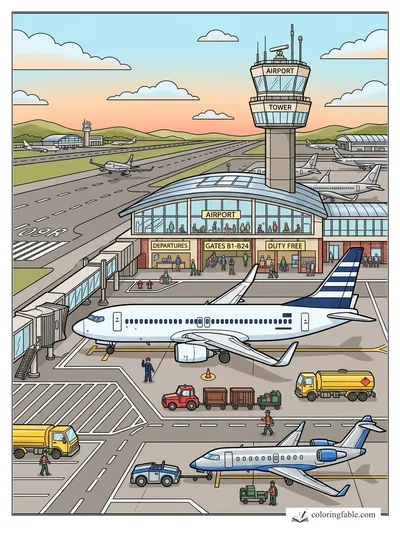 Colored example of this coloring page