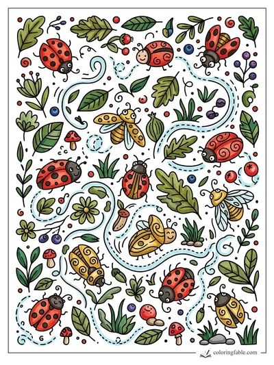 Colored example of this coloring page