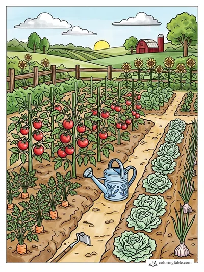 Colored example of this coloring page