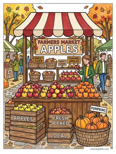 Colored example of this coloring page