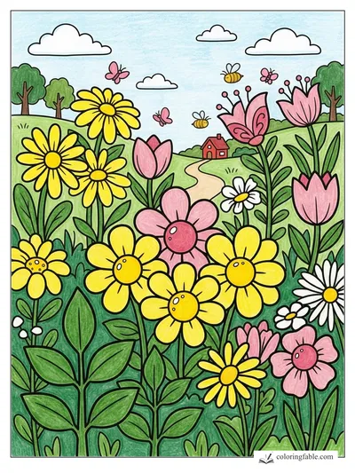 Colored example of this coloring page