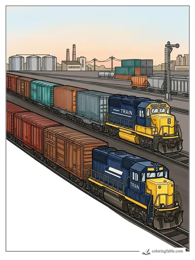 Colored example of this coloring page