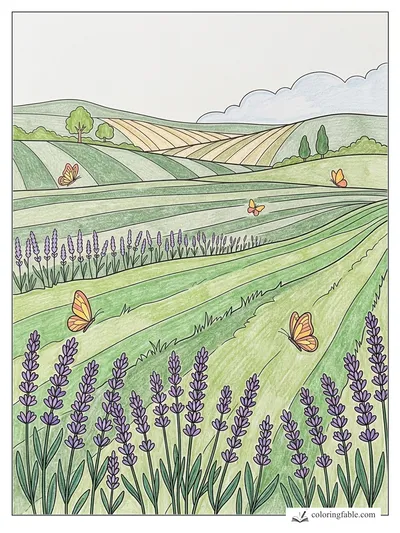 Colored example of this coloring page