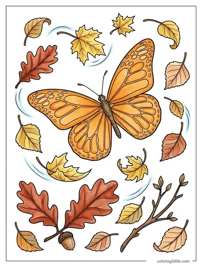 Colored example of this coloring page
