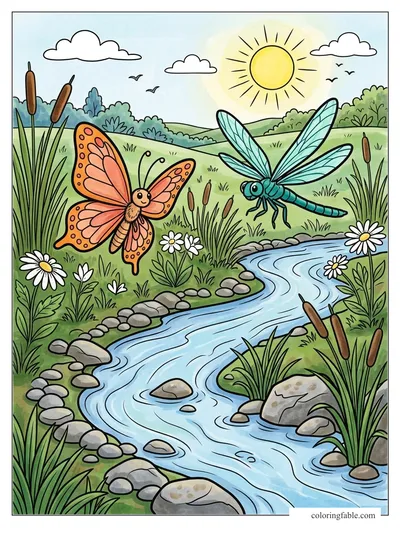 Colored example of this coloring page