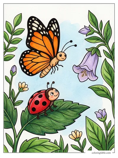 Colored example of this coloring page