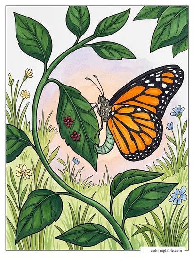 Colored example of this coloring page