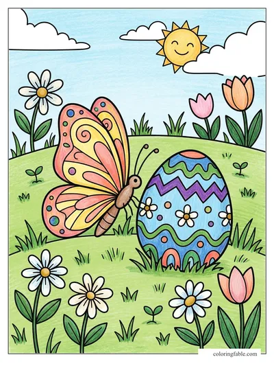 Colored example of this coloring page