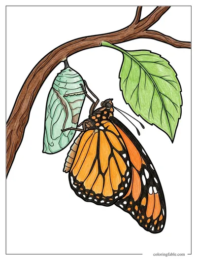 Colored example of this coloring page