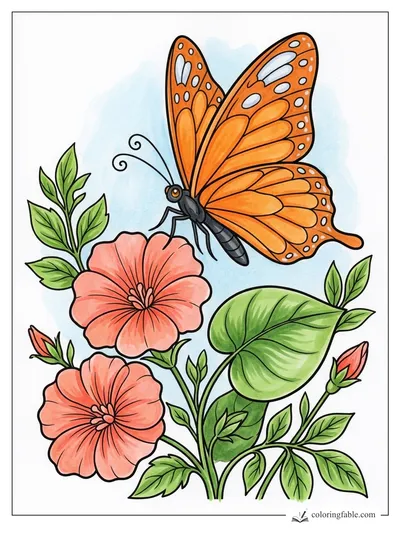 Colored example of this coloring page