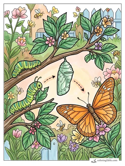 Colored example of this coloring page