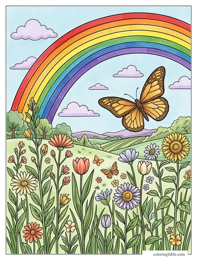 Colored example of this coloring page