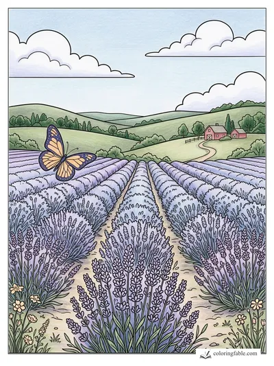 Colored example of this coloring page