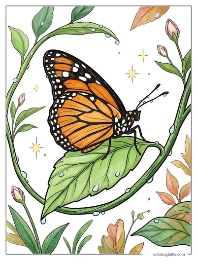 Colored example of this coloring page