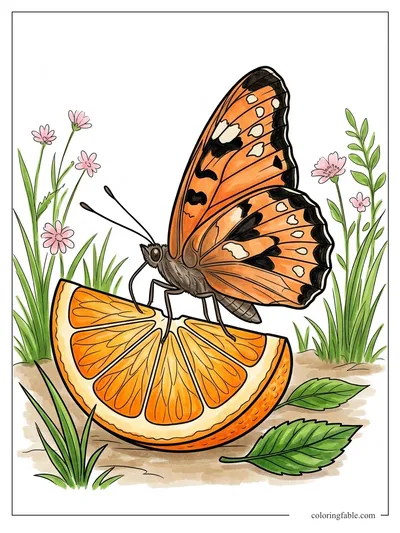 Colored example of this coloring page