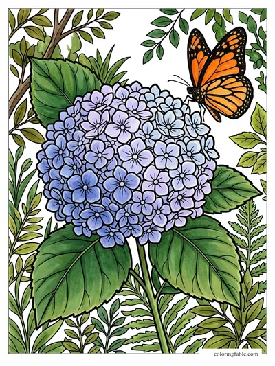 Colored example of this coloring page
