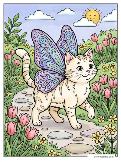 Colored example of this coloring page