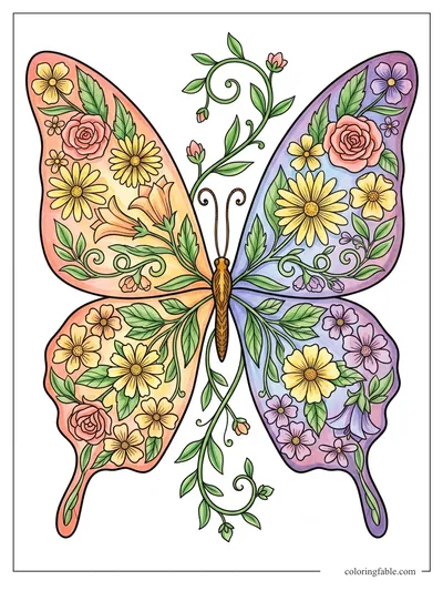 Colored example of this coloring page