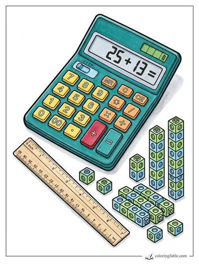 Colored example of this coloring page