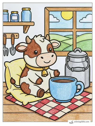 Colored example of this coloring page