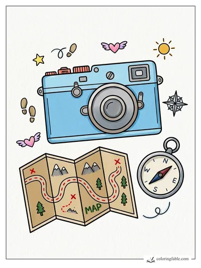 Colored example of this coloring page
