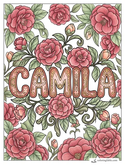 Colored example of this coloring page