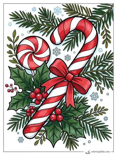 Colored example of this coloring page