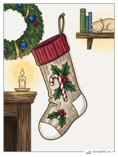 Colored example of this coloring page
