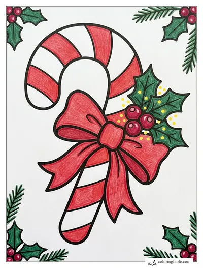 Colored example of this coloring page