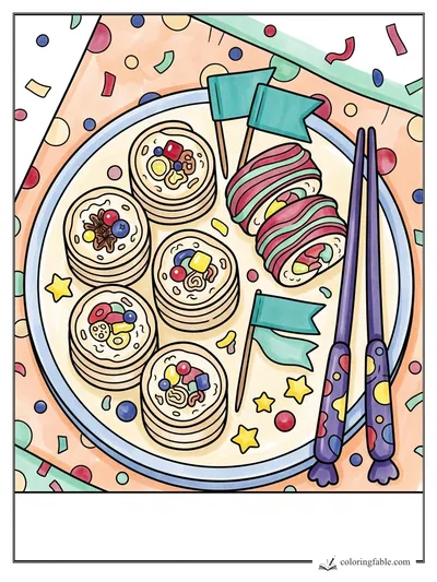 Colored example of this coloring page