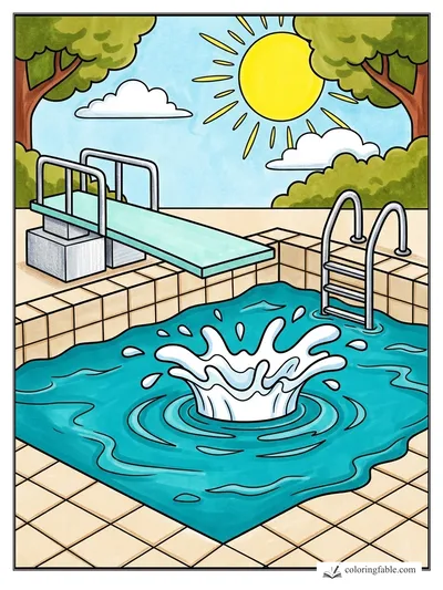 Colored example of this coloring page