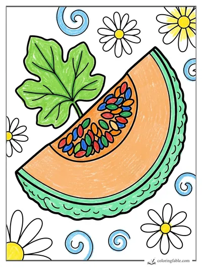 Colored example of this coloring page