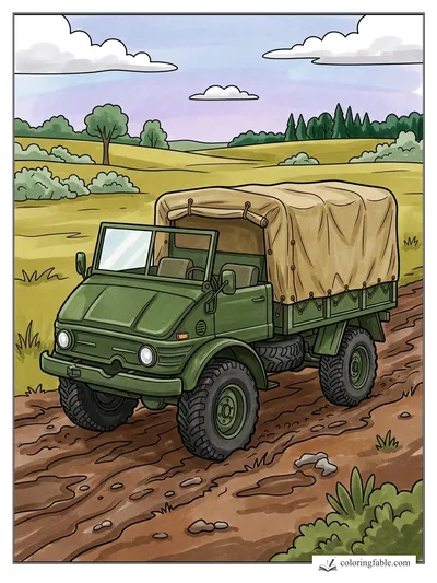 Colored example of this coloring page