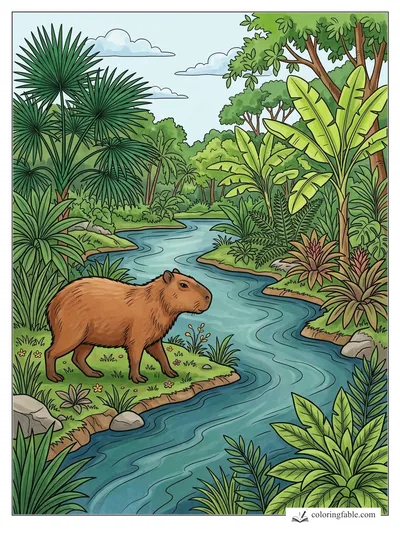 Colored example of this coloring page