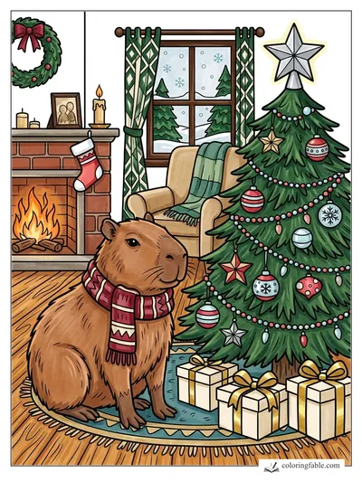 Colored example of this coloring page