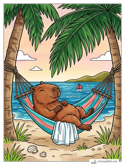 Colored example of this coloring page