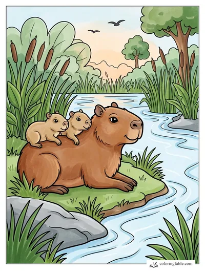 Colored example of this coloring page