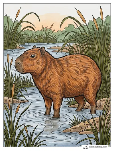 Colored example of this coloring page
