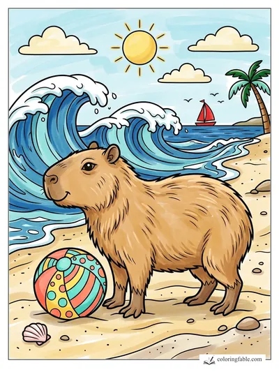 Colored example of this coloring page