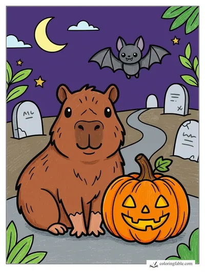Colored example of this coloring page