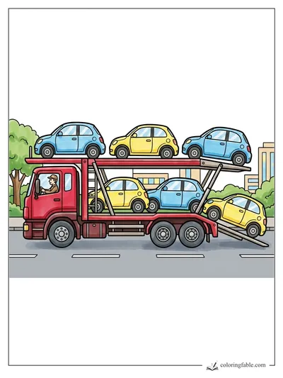 Colored example of this coloring page