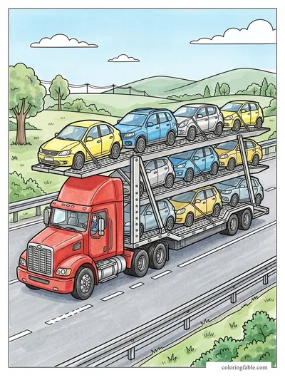 Colored example of this coloring page