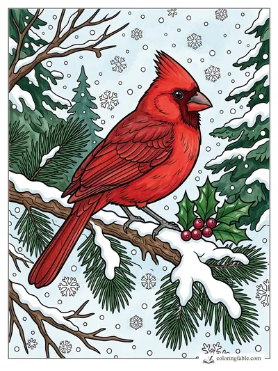 Colored example of this coloring page