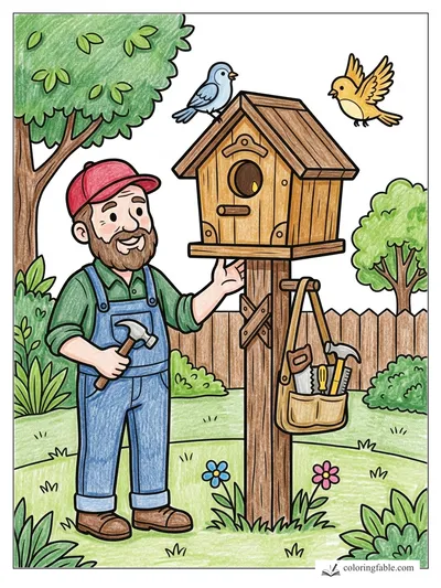 Colored example of this coloring page