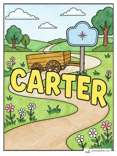 Colored example of this coloring page