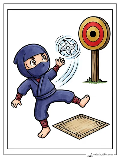 Colored example of this coloring page