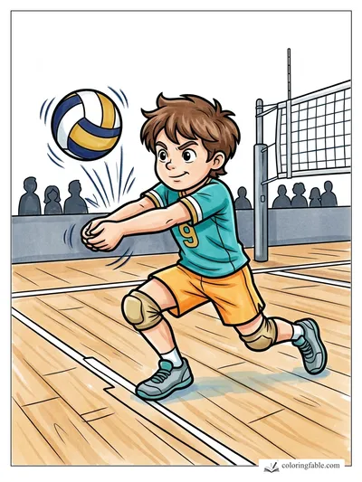 Colored example of this coloring page